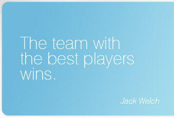 The team with the best players wins.
